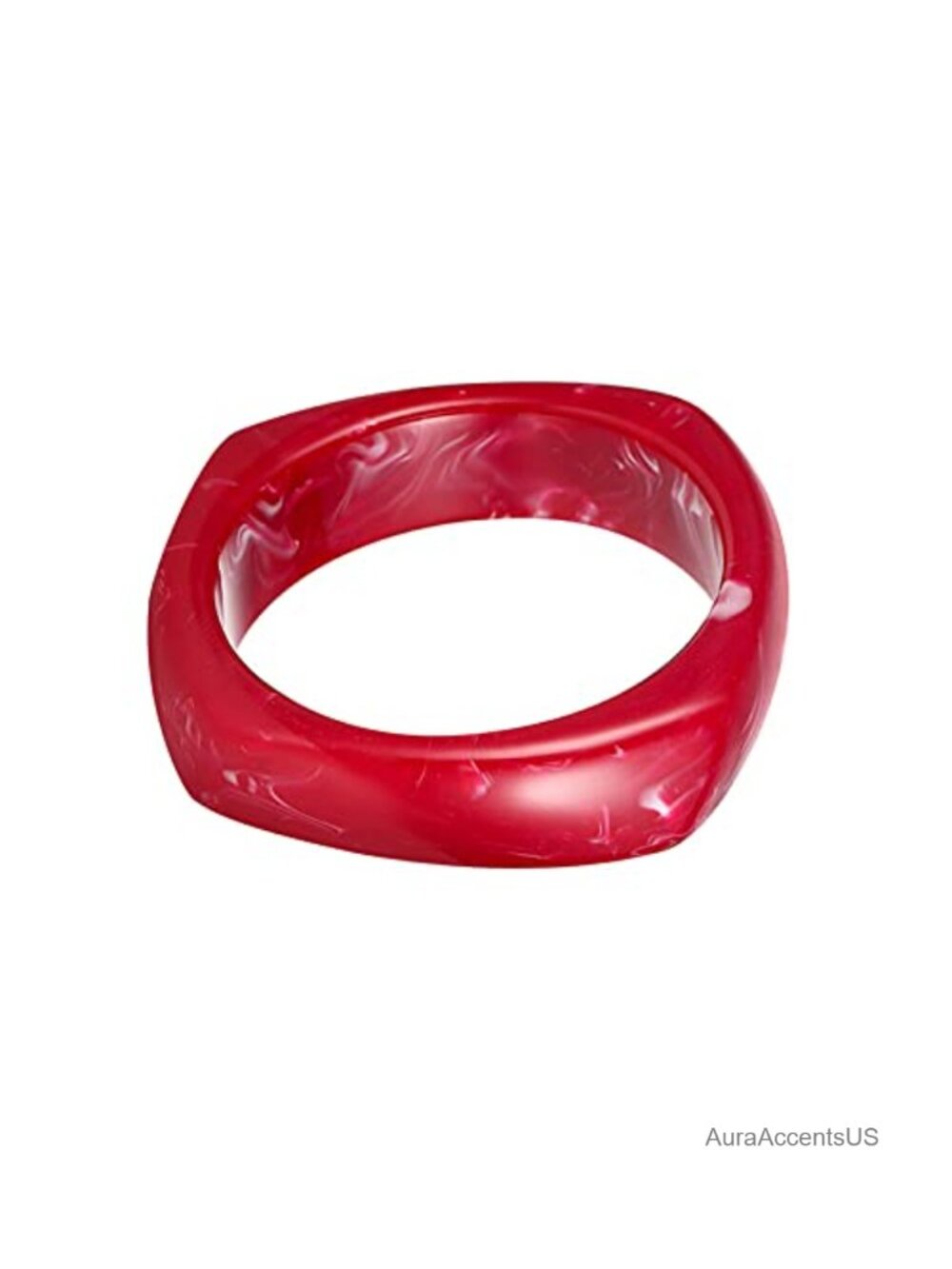 Acrylic Resin Wide Irregular Geometric Bangle Cuff Bracelet Retro Wristband